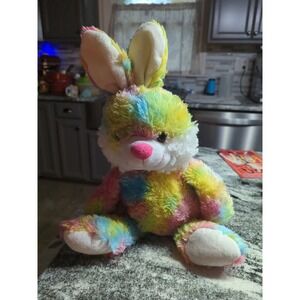 Homerbest Plush Pastel Tie Dye Bunny Rabbit Stuffed Animal 18" EASTER